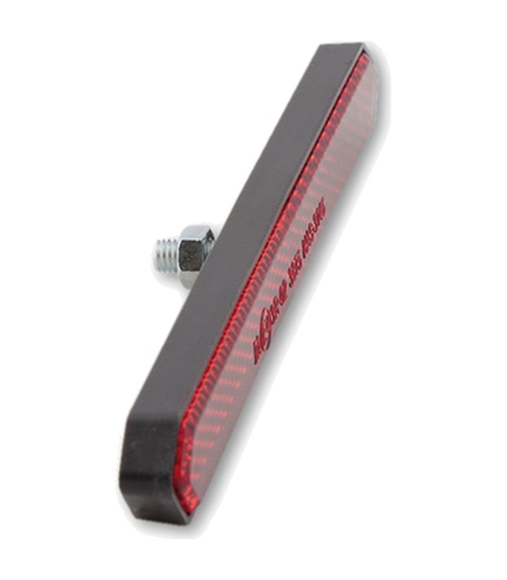 Catadióptrico Highsider con Perno Roscado M5 (131x12,5 mm) en Rojo