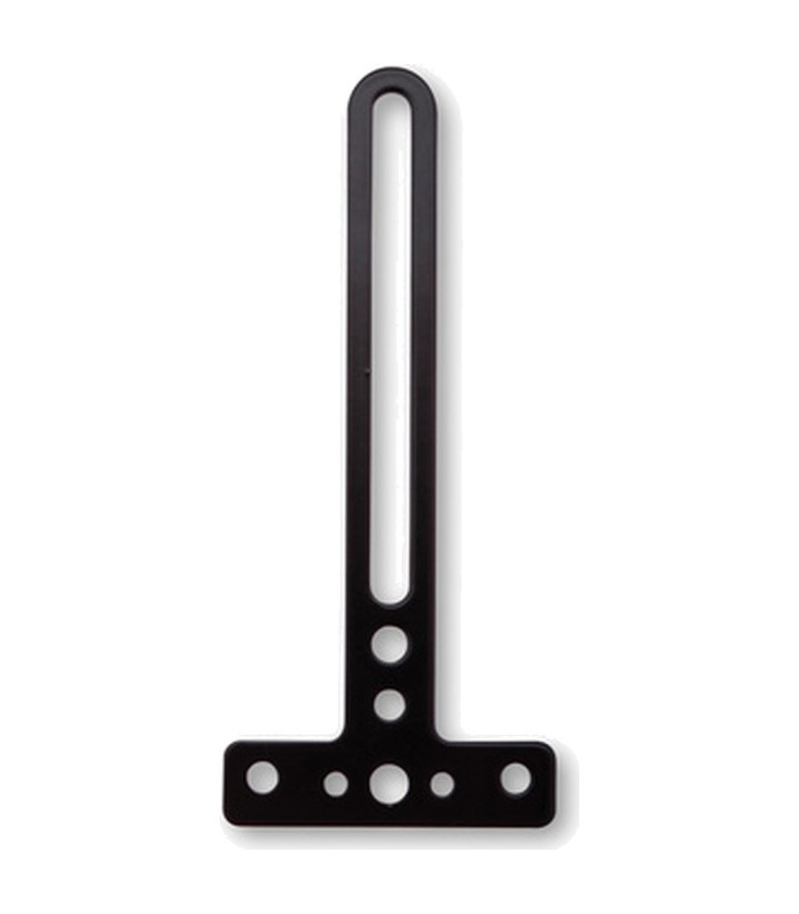 Soporte de Catadióptrico Highsider Akron-RS en Negro