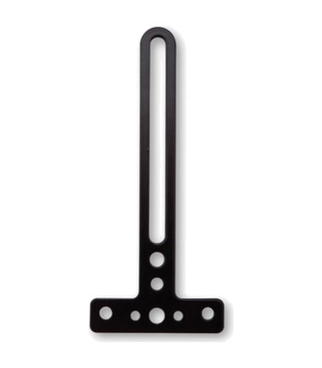 Soporte de Catadióptrico Highsider Akron-RS en Negro