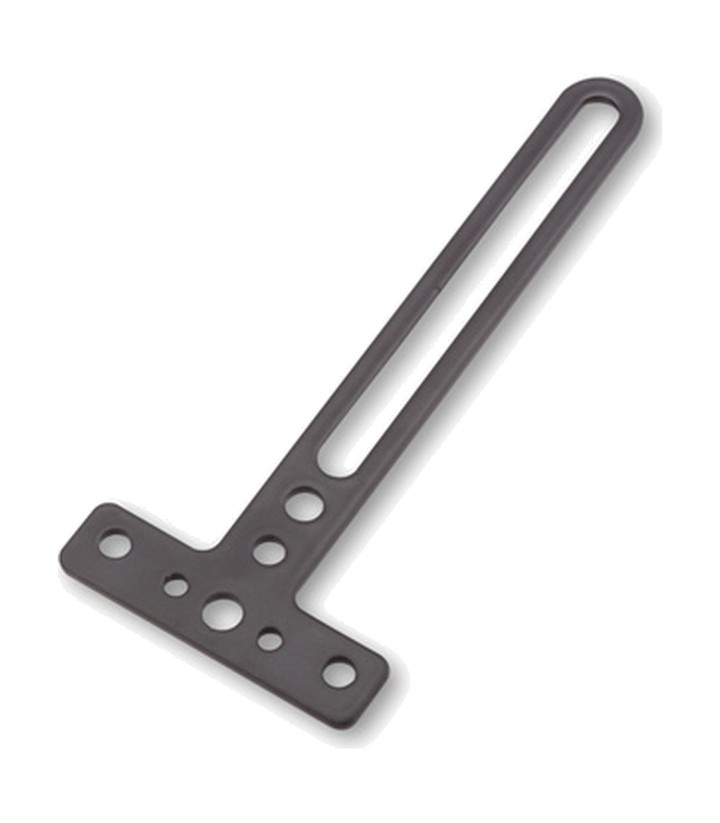 Soporte de Catadióptrico Highsider Akron-RS en Negro