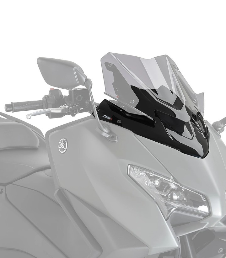 Tapa frontal Puig New Generation Sport Plus Yamaha TMAX 560 (25-26) Negro 22800N
