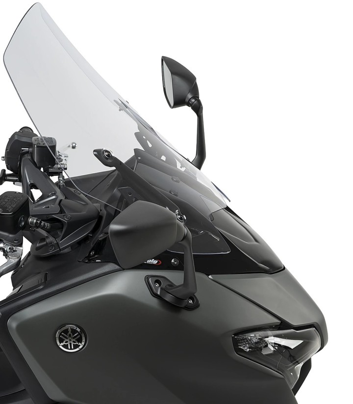Yamaha TMAX 560 (25-26) Puig New Generation Sport Plus Black Front cover 22800N