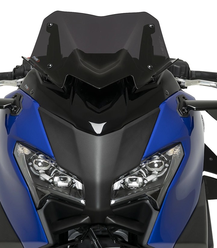 Tapa frontal Puig New Generation Sport Plus Yamaha TMAX 560 (25-26) Negro 22800N
