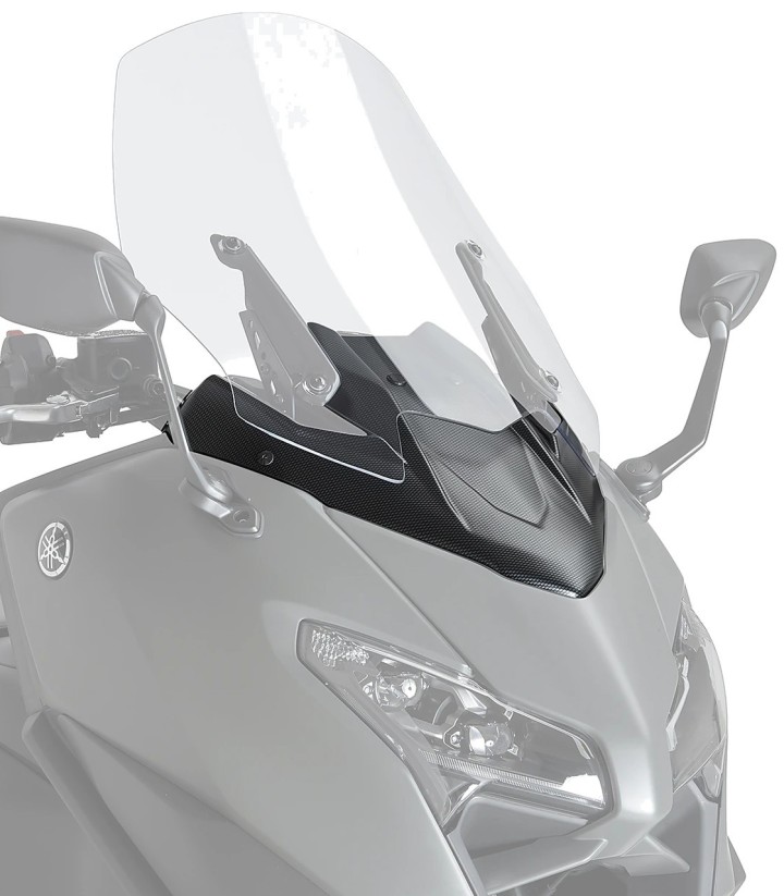 Tapa frontal Puig New Generation Sport Plus Yamaha TMAX 560 (25-26) Símil carbono 22800C