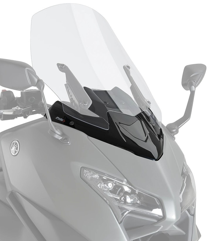 Tapa frontal Puig New Generation Sport Plus Yamaha TMAX 560 (25-26) Negro 22800N