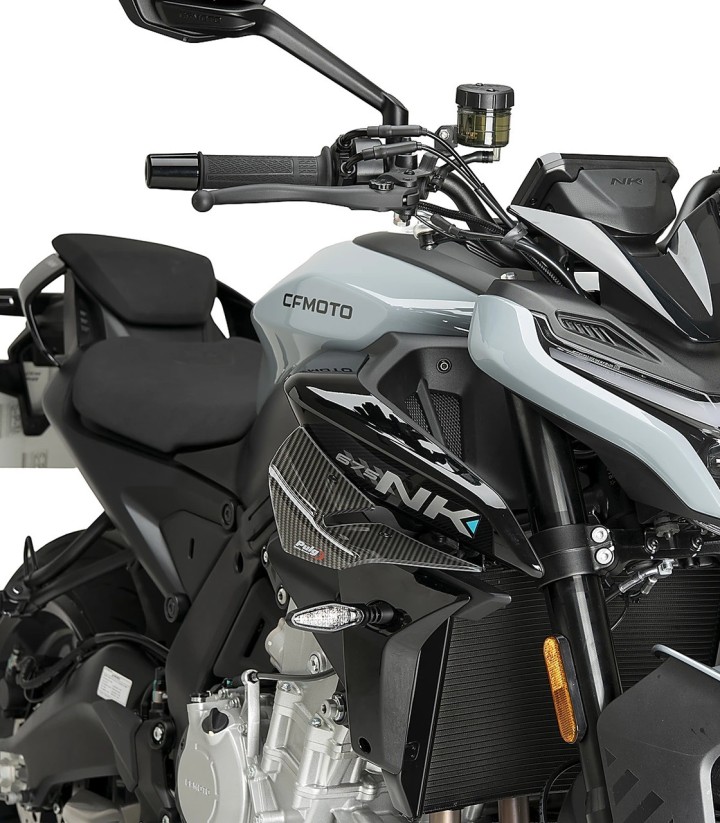 Winglets seitlich D12 23063C Puig CFMOTO 675NK (25-26) Carbon-Optik