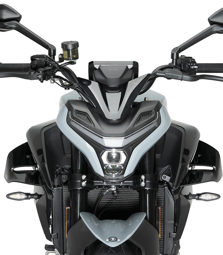 Puig D12 side winglets 23063N CFMOTO 675NK (25-26) Black