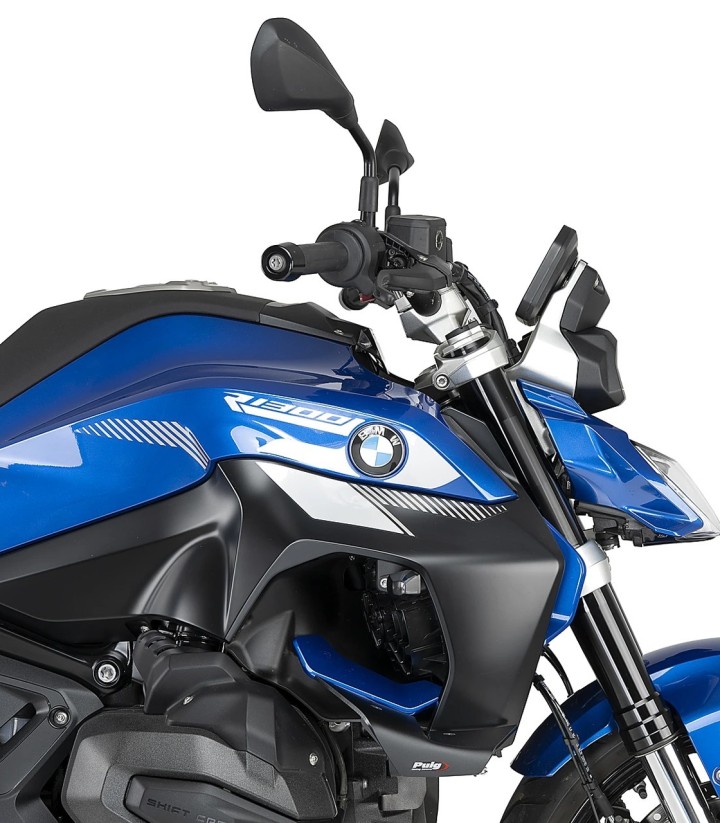 Alerones laterales D12 22820J Puig BMW R1300R (25-26) Negro mate