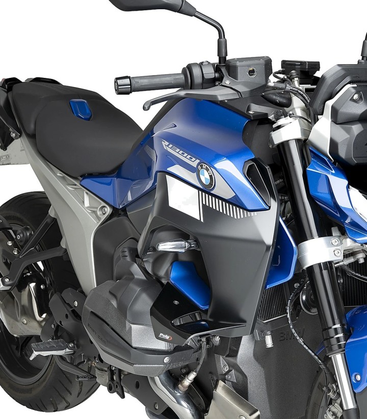 Alerones laterales D12 22820N Puig BMW R1300R (25-26) Negro