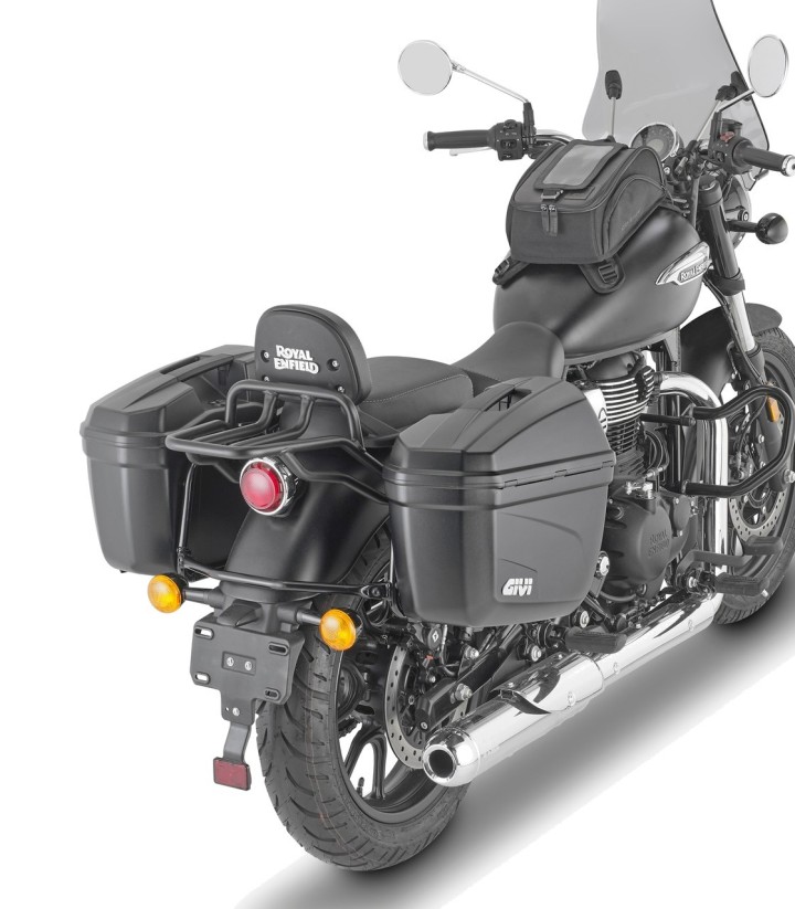 Portamaletas lateral Givi MONOKEY® o RETRO FIT para Royal Enfield Meteor 350 PL9053