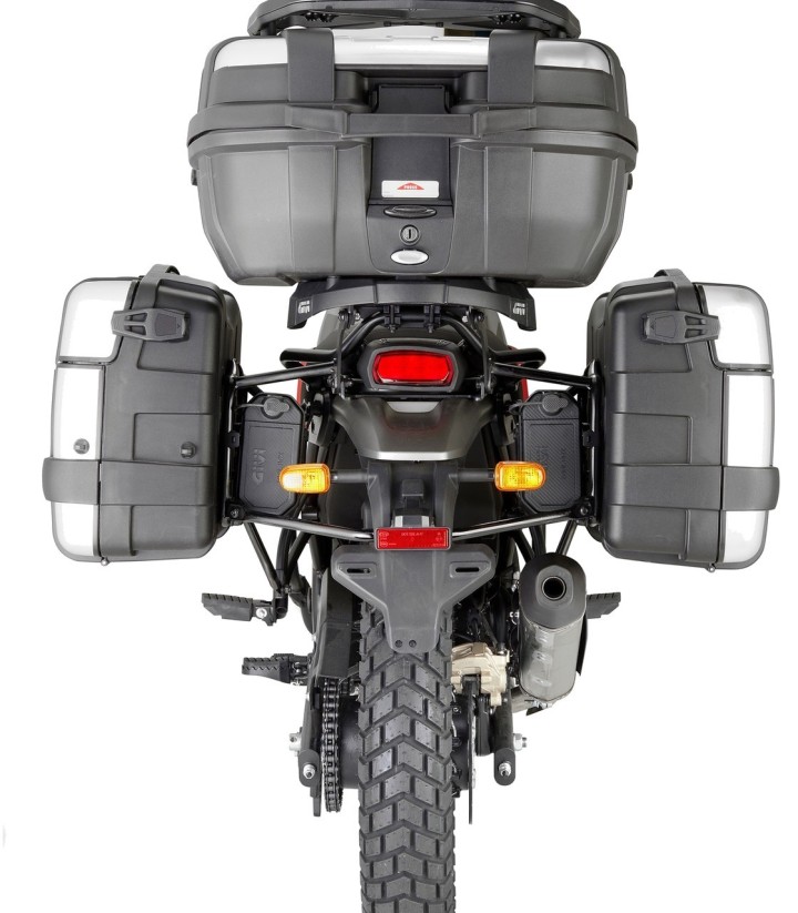 Portamaletas lateral Givi MONOKEY® o RETRO FIT para Royal Enfield Scram 411 PL9055