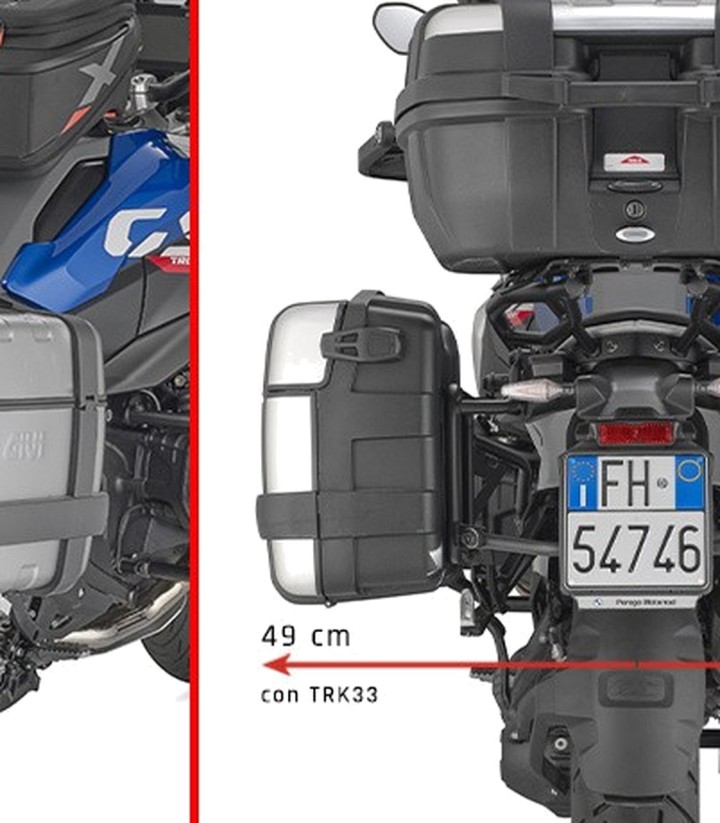 Portamaletas lateral Givi PL ONE-FIT MONOKEY® para BMW R 1300 GS PLO5143MK