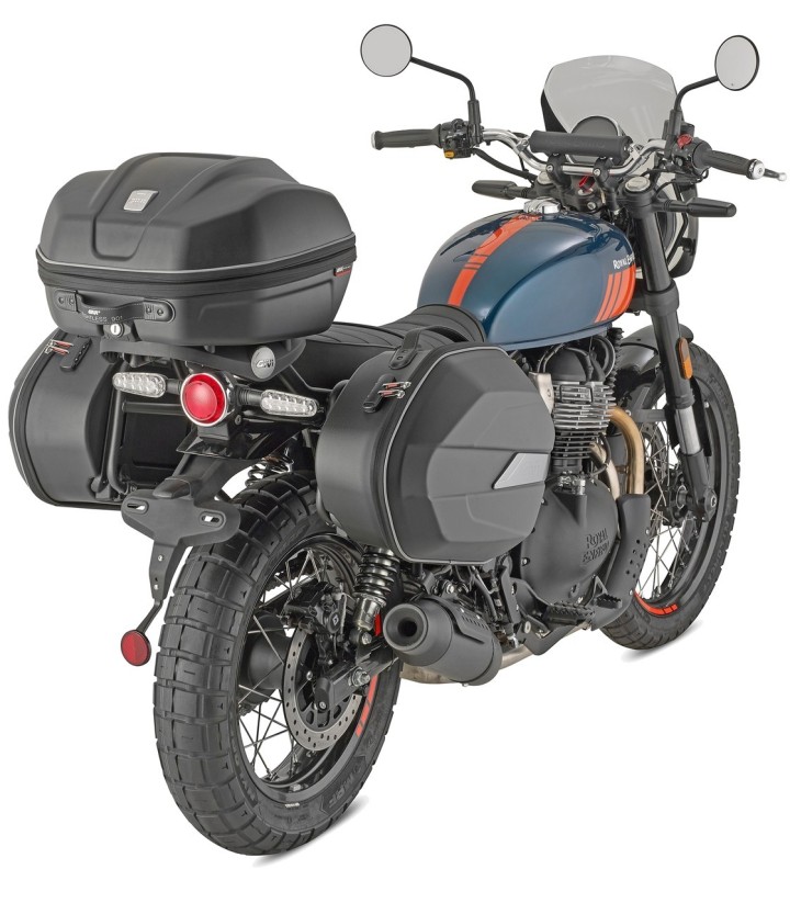 Portamaletas lateral Givi PL ONE-FIT MONOKEY® para Royal Enfield Bear 650 PLO9063MK