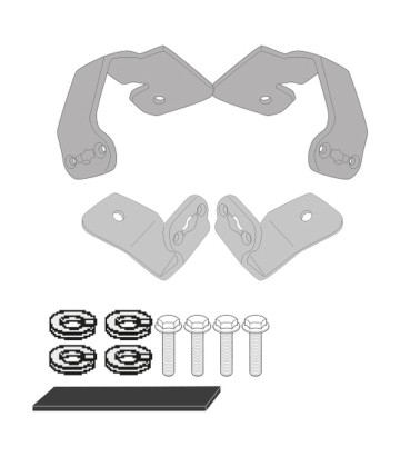 Kit para el montaje del PLO1192MK, PLO1192CAM, PLX1192 en la Honda NC750X 1192KIT
