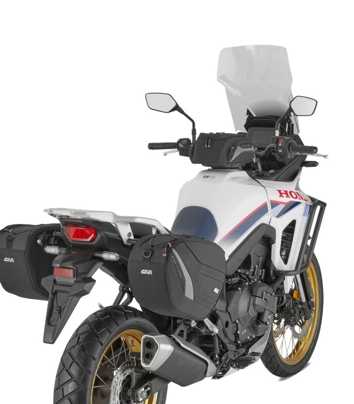 Givi Stealth retractable mount set for EASY12R/EASY12L bags on Honda XL750 Transalp STL1201