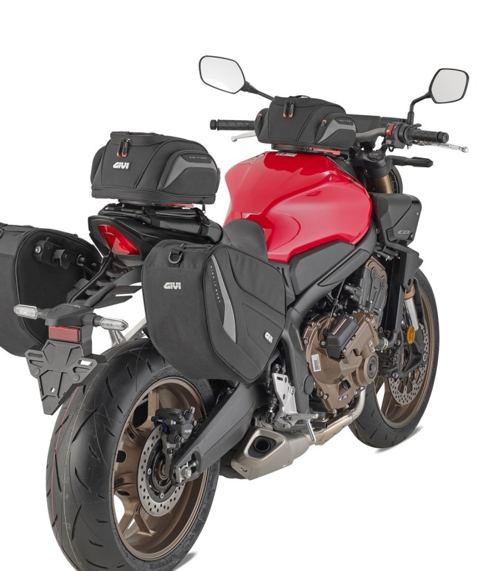 Givi Stealth retractable mount set for EASY12R/EASY12L bags on Honda CB650R and CBR650R STL1208