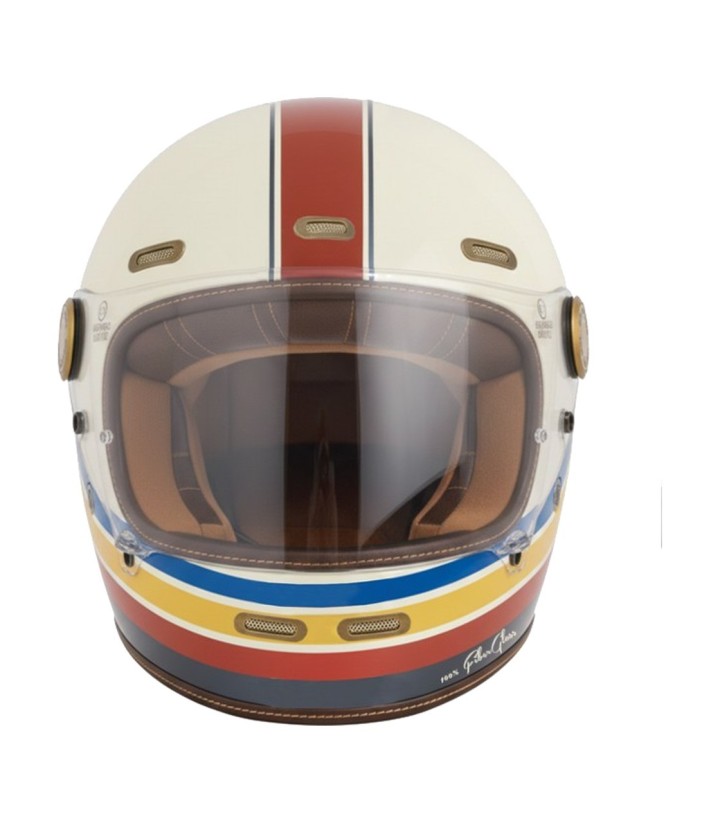 Casco Integral By City Roadster III Vintage Gris