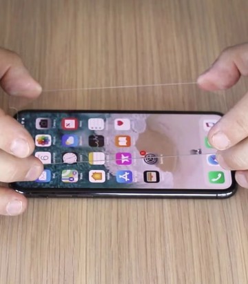 Protetor de ecrã em vidro temperado Quad Lock para Samsung Galaxy A36 / A56