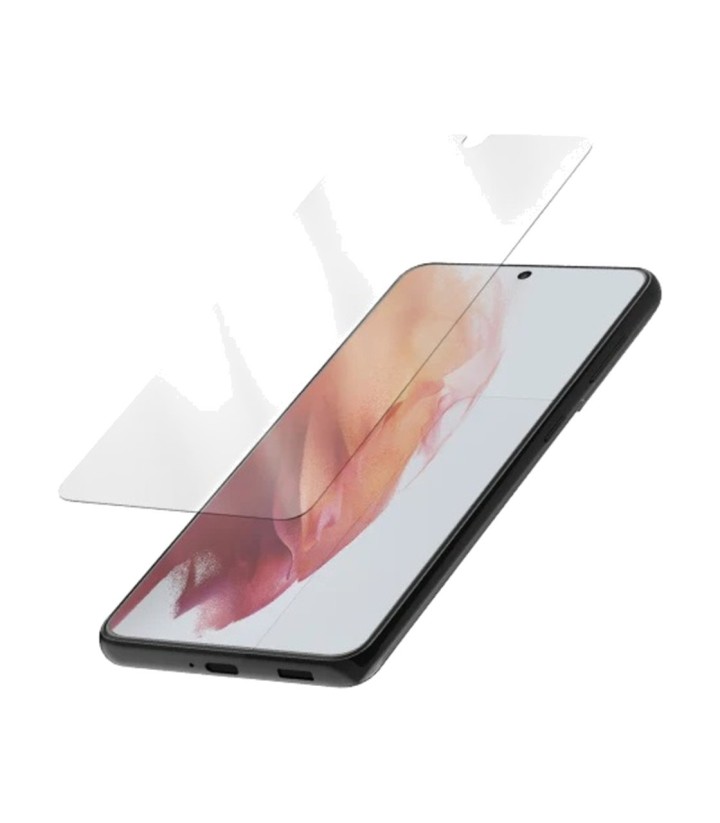 Protetor de ecrã em vidro temperado Quad Lock para Samsung Galaxy S21