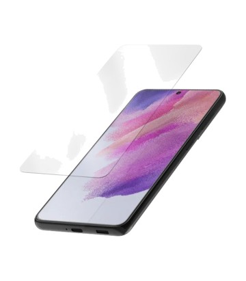 Protetor de ecrã em vidro temperado Quad Lock para Samsung Galaxy S21 FE