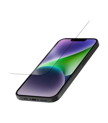 Quad Lock-screenprotector van gehard glas voor iPhone 14