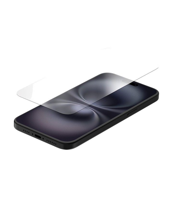 Protezione per lo schermo in vetro temperato Quad Lock per iPhone 16 Plus