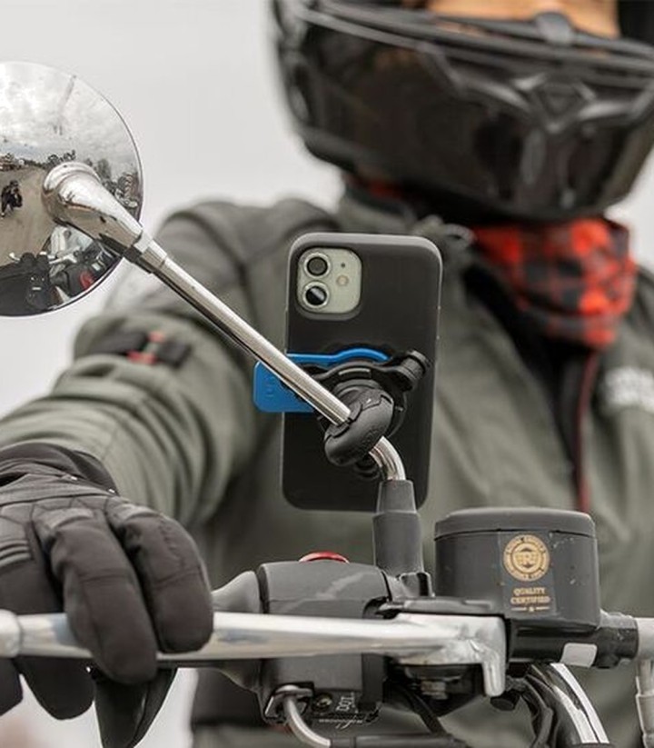 Supporto per specchietto retrovisore Quad Lock per moto e scooter