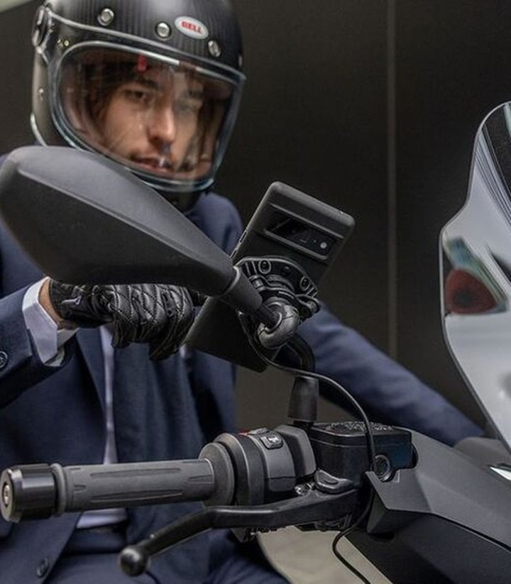 Quad Lock spiegelhouder voor motor en scooter