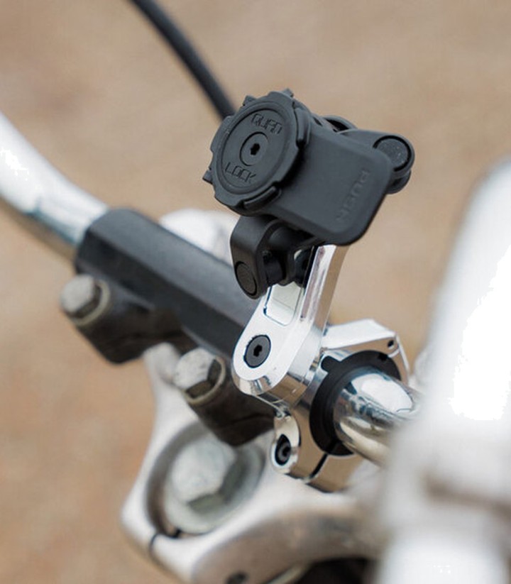 Support de guidon Quad Lock Pro chromé