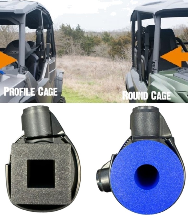 Supporto a fascetta Quad Lock 360 per barre e gabbie di protezione da Ø32-60 mm