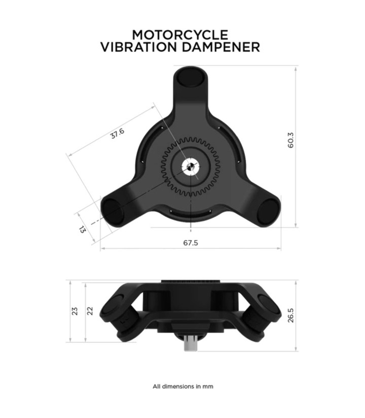 Amortisseur de vibrations Quad Lock