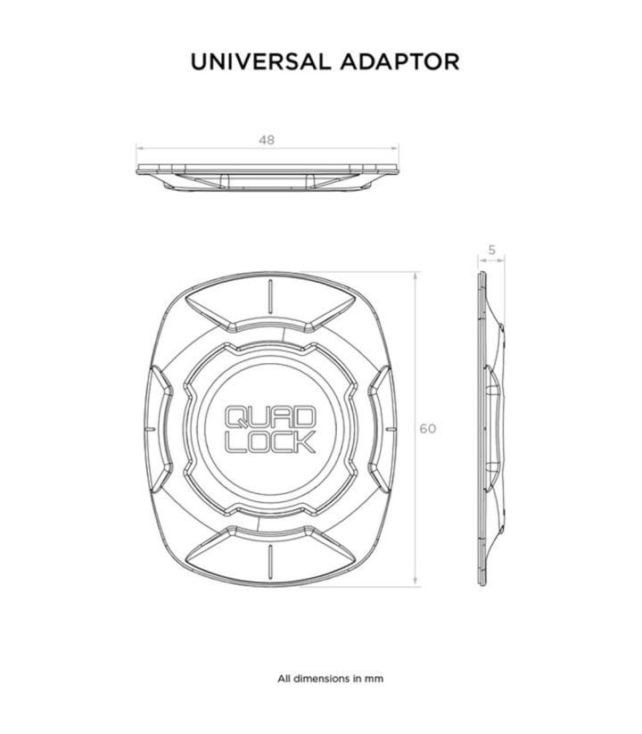 Adattatore universale Quad Lock