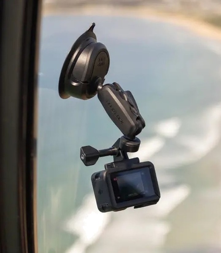 Testa per action cam Quad Lock 360