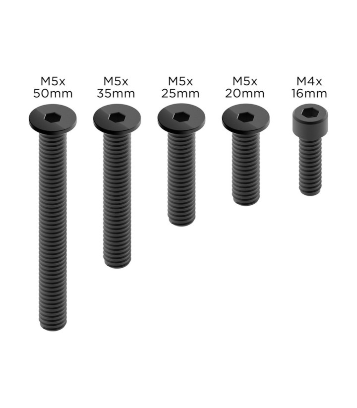 Jeu de vis de rechange Quad Lock Pro V2, noir