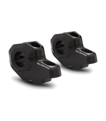 SW-MOTECH Handlebar Risers 30 mm for Ø 22 mm Handlebars in Black LEH.00.039.21001/B