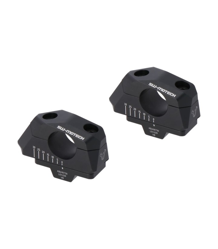 Torretas Acercadoras de Manillar 28 mm para Ø 28 mm SW-MOTECH en Negro LEH.00.039.31000/B
