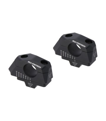 Torretas Acercadoras de Manillar 28 mm para Ø 28 mm SW-MOTECH en Negro LEH.00.039.31000/B