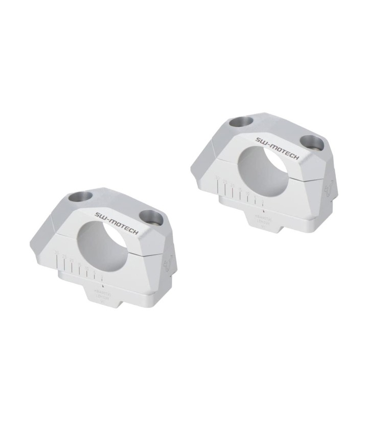 Torretas Acercadoras de Manillar 32 mm para Ø 32 mm SW-MOTECH en Plateado LEH.00.039.32000/S