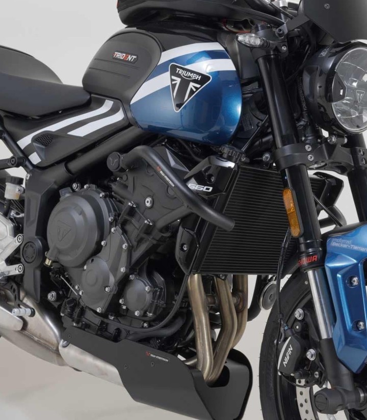 Defensas de Motor SW-MOTECH Triumph Trident 660 (21-25), Trident 800 (25) en Negro SBL.11.842.10002/B