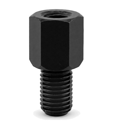 Adaptador de Retrovisor Highsider de Rosca Derecha M8 a Rosca Izquierda M8 en Negro
