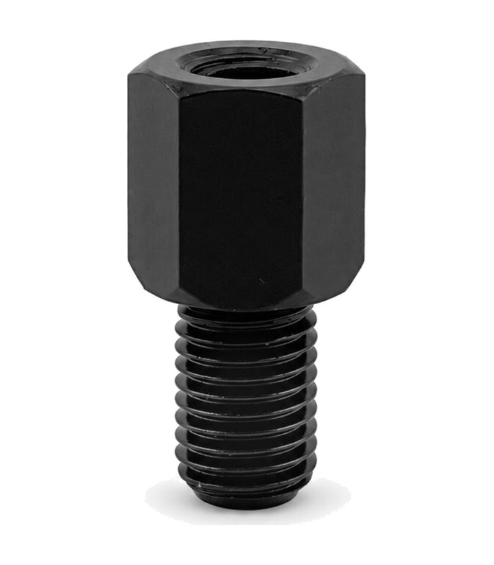 Highsider spiegel-schroefdraadadapter, M10x1,25 RH buitendraad / M8x1,25 RH binnendraad, zwart