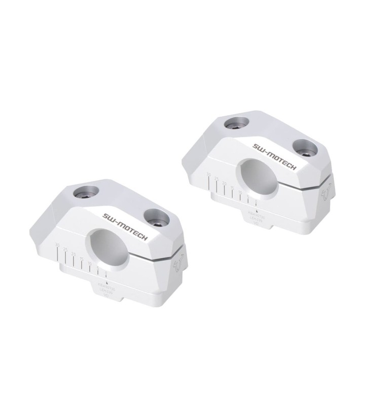 Torretas Acercadoras de Manillar 25 mm para Ø 22 mm SW-MOTECH en Plateado LEH.00.039.30100/S