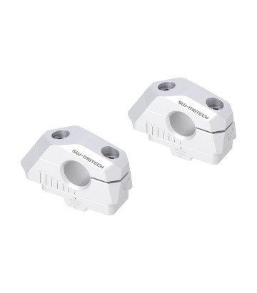 Torretas Acercadoras de Manillar 25 mm para Ø 22 mm SW-MOTECH en Plateado LEH.00.039.30100/S