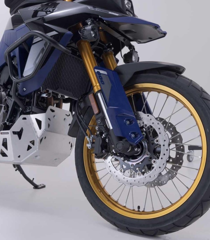 Protector de Cárter SW-MOTECH Plateado Suzuki V-Strom 800 (22) MSS.05.845.10001/S