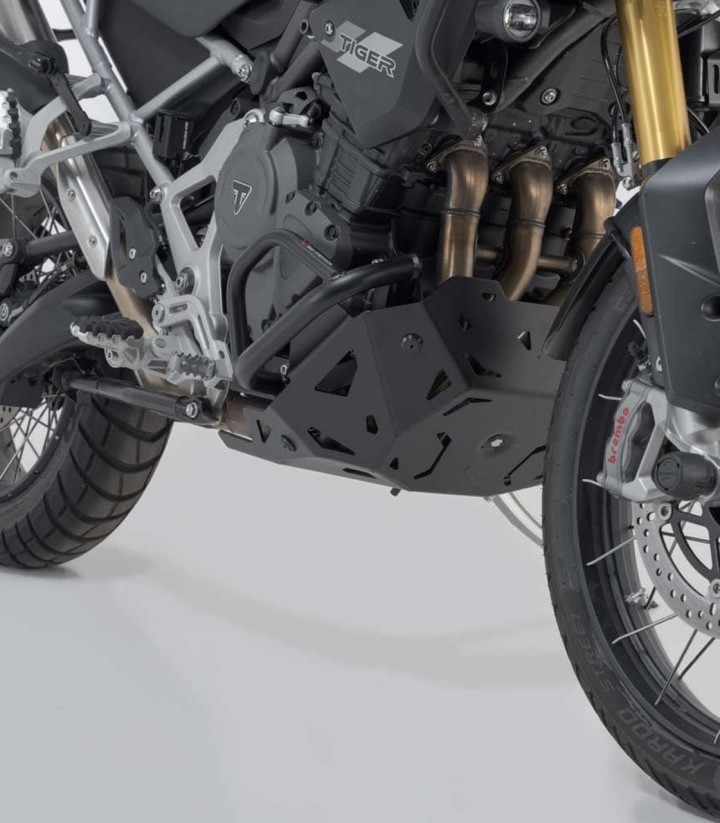 SW-MOTECH Skid Plate for Triumph Tiger 1200 GT/GT Explorer/GT Pro/Rally Explorer/Rally Pro (22) in Black MSS.11.905.10002/B