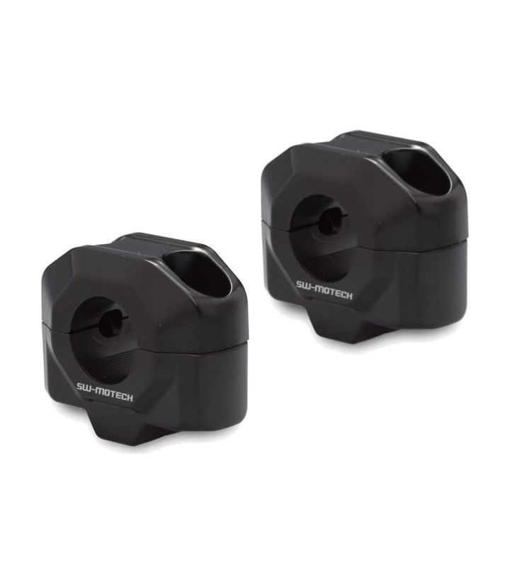 Torretas Elevadoras de Manillar 20 mm para Ø 22 mm SW-MOTECH en Negro LEH.00.039.22001.20/B