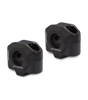 Torretas Elevadoras de Manillar 20 mm para Ø 22 mm SW-MOTECH en Negro LEH.00.039.22001.20/B
