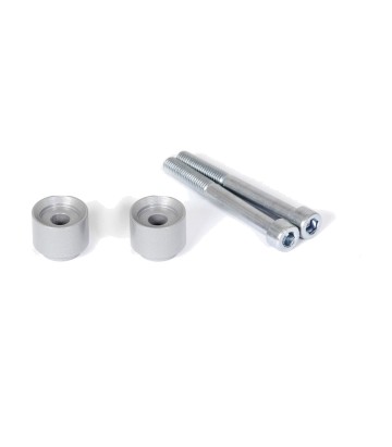 SW-MOTECH Handlebar Risers 20 mm for BMW F 650 GS Twin (07-12), F 700 GS (12-18), F 800 GS (08-18) Handlebars in Silver LEH.07.0