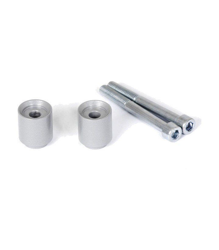Torretas Elevadoras de Manillar 30 mm para BMW F 700 GS (12-18), F 800 GS (08-18) SW-MOTECH en Plateado LEH.07.039.118/30/S