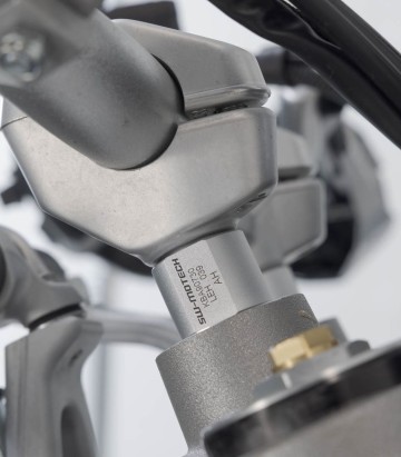 Torretas Elevadoras de Manillar 20 mm para Ducati DesertX (22-25) SW-MOTECH en Plateado LEH.22.039.10100/S